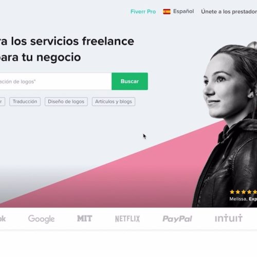 Fiverr: Plataforma de trabajo freelance en línea que brinda una variedad de servicios