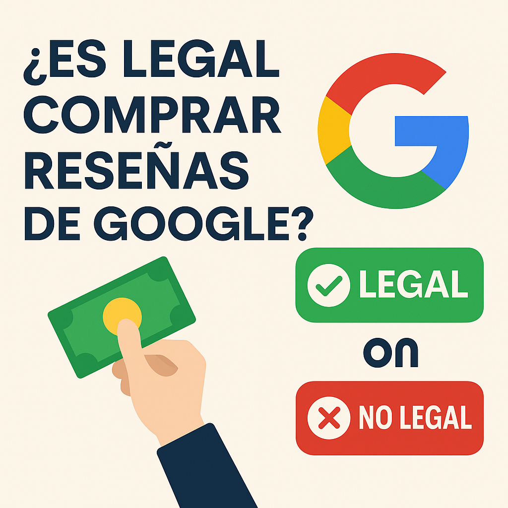 ¿Es legal comprar reseñas de Google?
